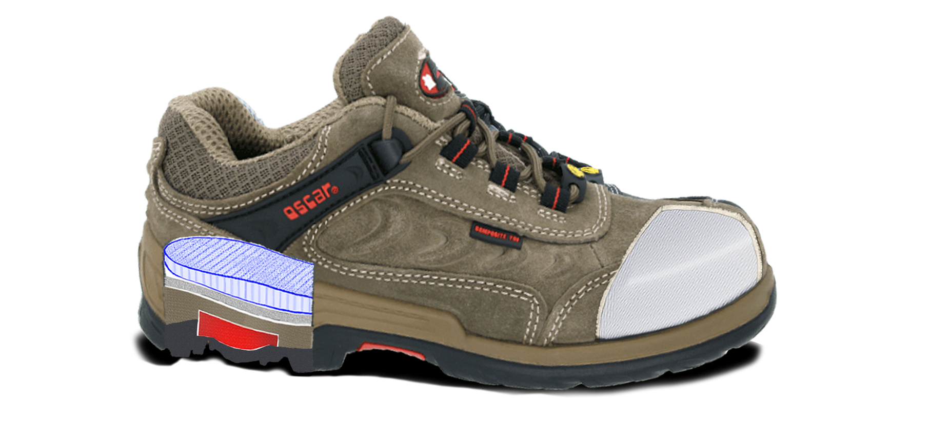 Oscar 172, Light weight Safety Shoes, Oscar Safety Shoes,