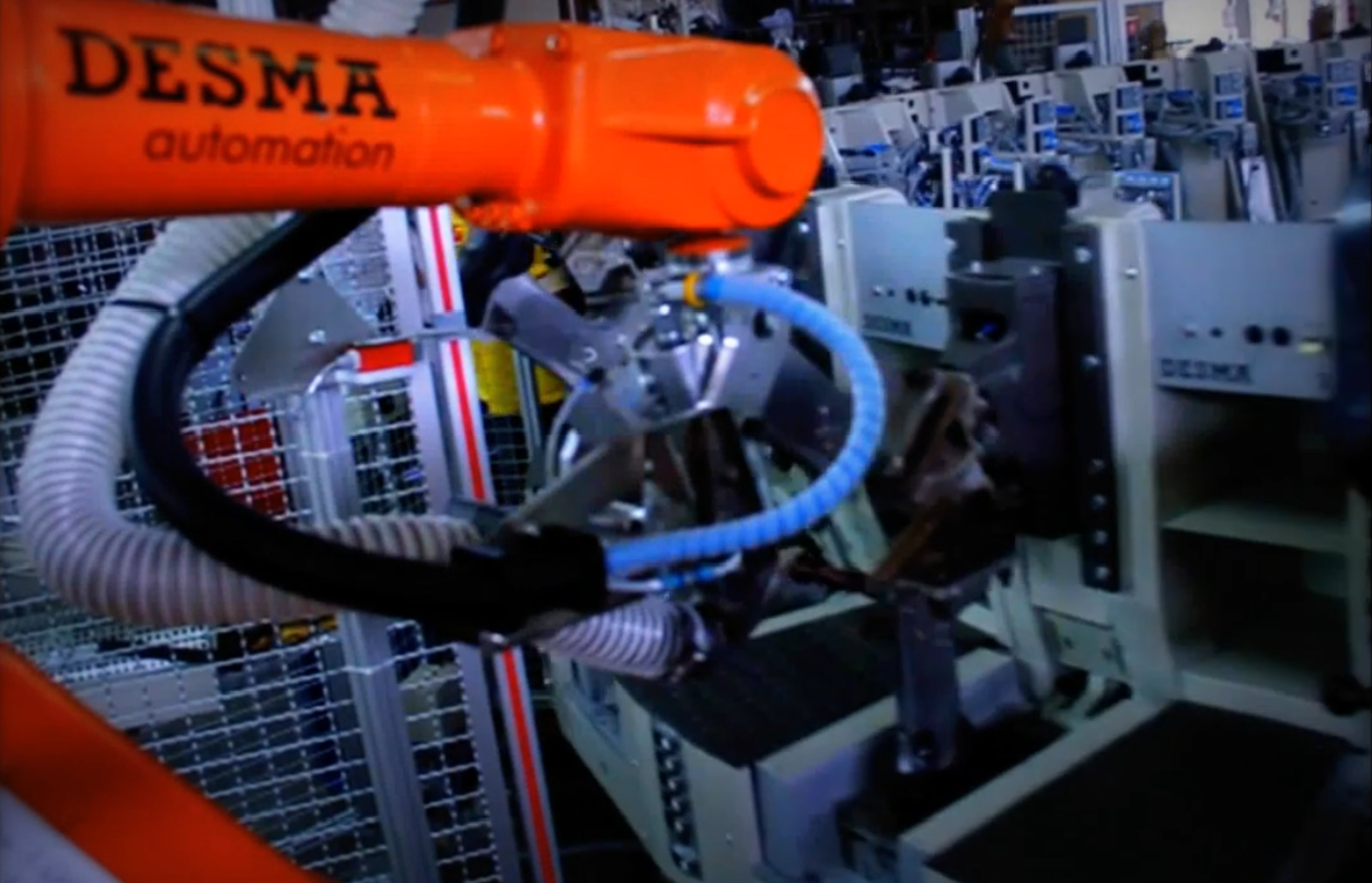 Oscar Safety Shoes, Robot Roughing, Oscar Safety Shoes Production, Safety Shoes Malaysia, Safety Shoes Made In Malaysia, Oscar Safety Shoes robot roughing